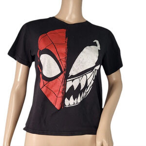 Marvel Spiderman Venom T- Shirt Size  Boys Glow in Dark